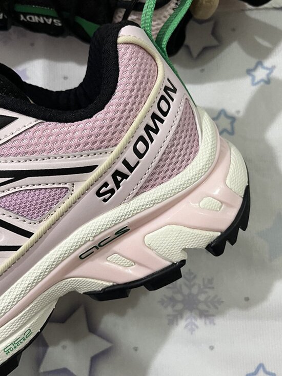 Salomon XT-6 Pink Outdoor Mesh Sneakers - Picture 6 of 8